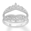 Thumbnail Image 1 of Now + Forever Diamond Enhancer Ring 3/8 ct tw Round-cut 14K White Gold