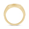 Thumbnail Image 3 of Men's Diamond Wedding Ring 1/2 ct tw 10K Yellow Gold