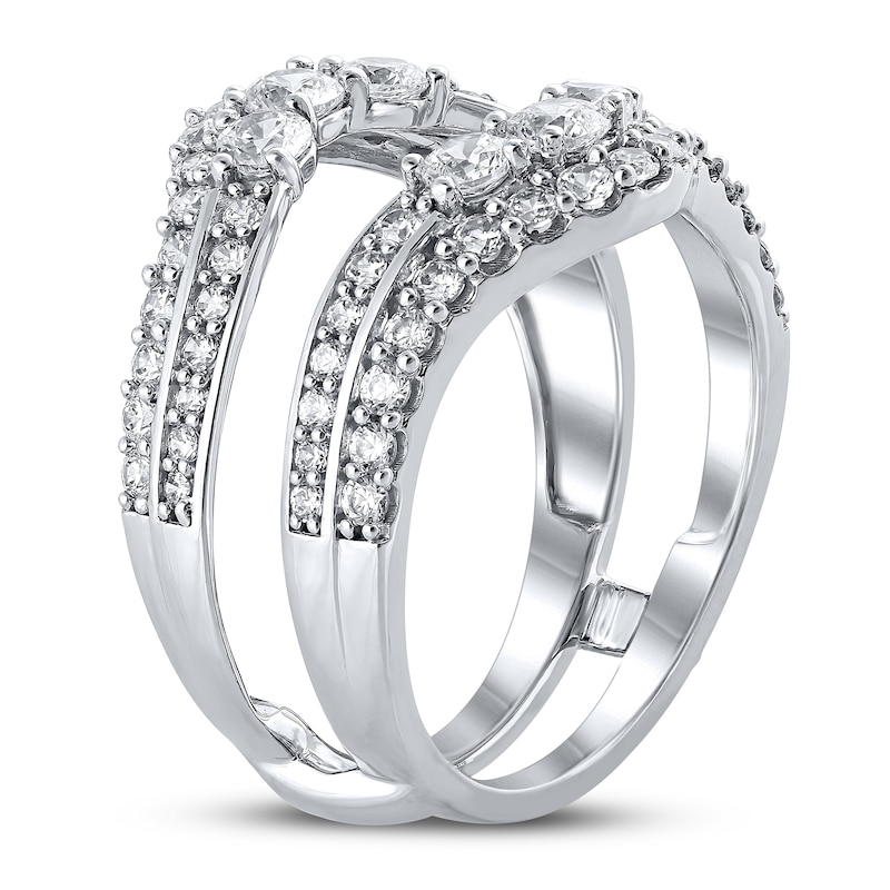 Diamond Enhancer Band 1-1/2 ct tw Round-cut 14K White Gold