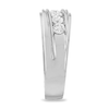 Thumbnail Image 2 of Men's Diamond Wedding Band 1 ct tw Round-cut 10K White Gold