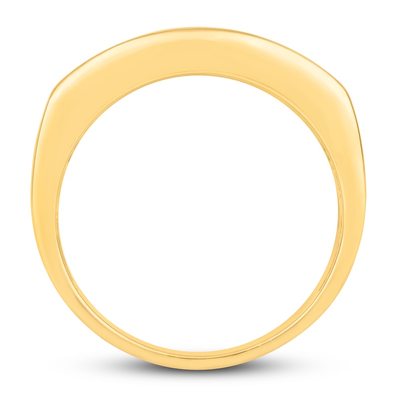 Main Image 2 of Men's Diamond Wedding Band 3/4 ct tw 10K Yellow Gold