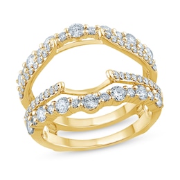 Now + Forever Diamond Enhancer Band 1-1/3 ct tw Round-cut 14K Yellow Gold