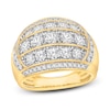 Thumbnail Image 1 of Men's Diamond Ring 3 ct tw Round-cut 10K Yellow Gold