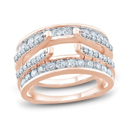 Diamond Enhancer Ring 1 ct tw Round-cut 14K Rose Gold