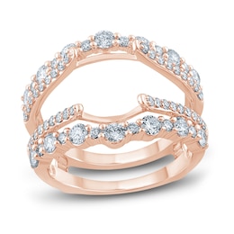 Diamond Enhancer Ring 1-1/3 ct tw Round-cut 14K Rose Gold