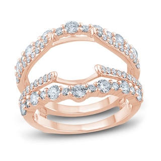 14k Diamond Ring Guard – Rose & Choc