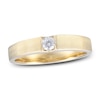 Thumbnail Image 1 of Men's Diamond Wedding Band 1/5 ct tw Round-cut 10K Yellow Gold