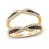 Thumbnail Image 0 of Black & White Diamonds 1/2 ct tw Enhancer Ring 14K Yellow Gold