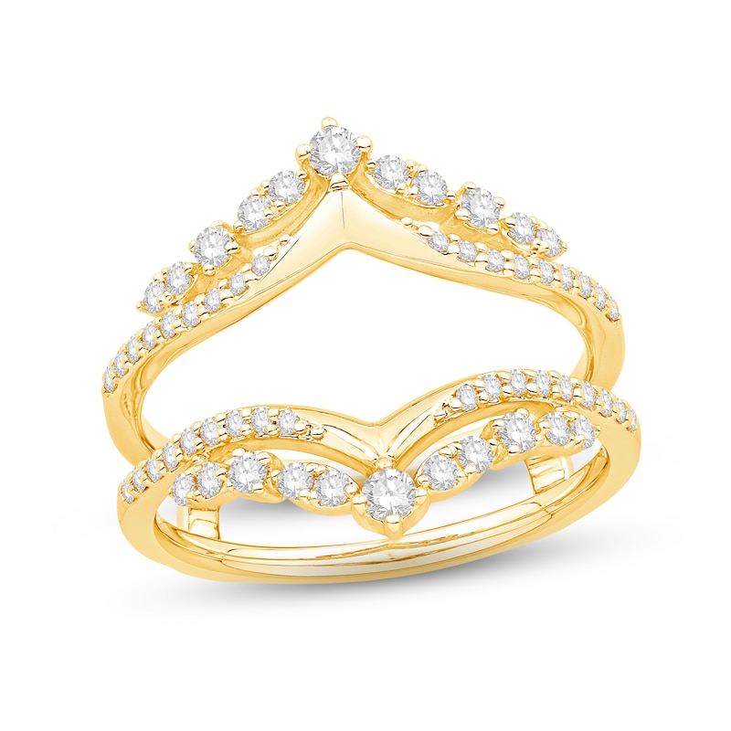 Main Image 1 of Diamond Enhancer Ring 1/2 ct tw Round-cut 14K Yellow Gold