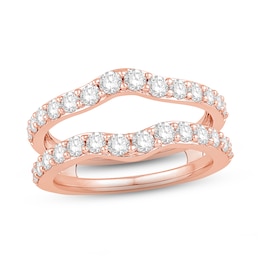 Diamond Enhancer Ring 1-1/4 ct tw Round-cut 14K Rose Gold