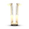 Thumbnail Image 3 of Diamond Enhancer Band 3/8 ct tw Round/Baguette 14K Yellow Gold