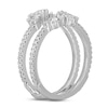 Thumbnail Image 2 of Neil Lane Diamond Enhancer Ring 3/4 ct tw Round, Marquise & Pear-Shaped 14K White Gold