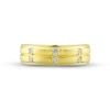 Thumbnail Image 3 of Men's Diamond Wedding Band 1/4 ct tw Round-cut 10K Yellow Gold