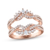 Thumbnail Image 1 of Diamond Enhancer Ring 3/4 ct tw Round-cut 14K Rose Gold