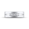 Thumbnail Image 3 of Men's Diamond Wedding Band 1/2 ct tw Square-cut 10K White Gold