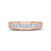 Thumbnail Image 3 of Men's Diamond Wedding Band 1/2 ct tw Round-cut 10K Rose Gold