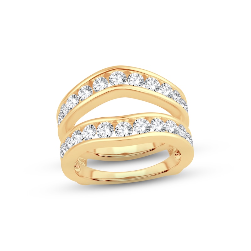 Main Image 1 of Diamond Enhancer Ring 2 ct tw Round-cut 14K Yellow Gold