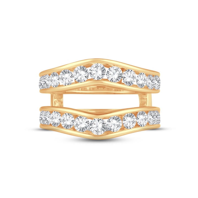 Main Image 3 of Diamond Enhancer Ring 2 ct tw Round-cut 14K Yellow Gold