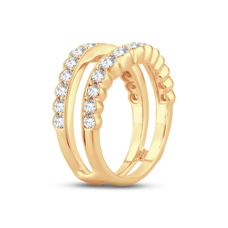 Main Image 2 of Diamond Enhancer Ring 1-1/4 ct tw Round-cut 14K Yellow Gold