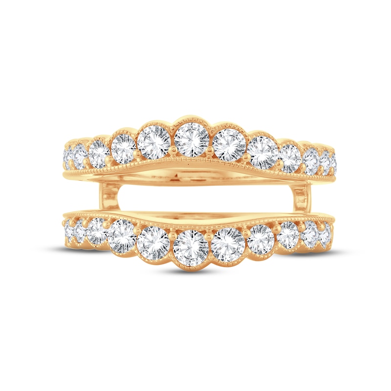 Main Image 3 of Diamond Enhancer Ring 1-1/4 ct tw Round-cut 14K Yellow Gold