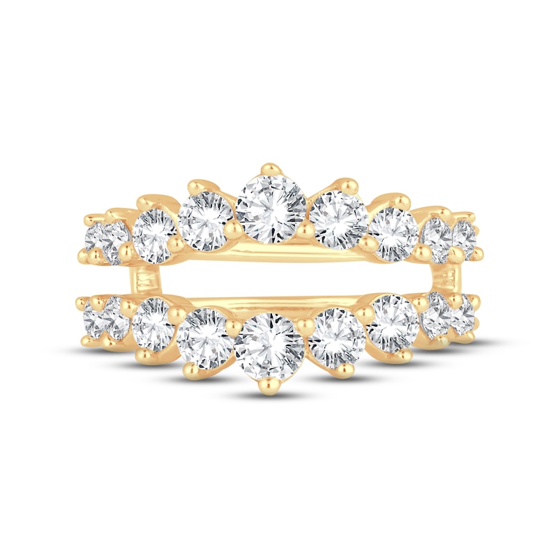 Diamond Enhancer Ring 1-1/2 ct tw Round-cut 14K Yellow Gold