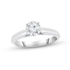 Thumbnail Image 1 of Diamond Solitaire Ring 1 ct tw Round-cut 10K White Gold (K/I2)