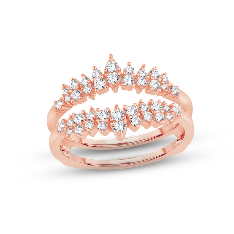 Main Image 1 of Diamond Enhancer Ring 1/2 ct tw Round-cut 14K Rose Gold