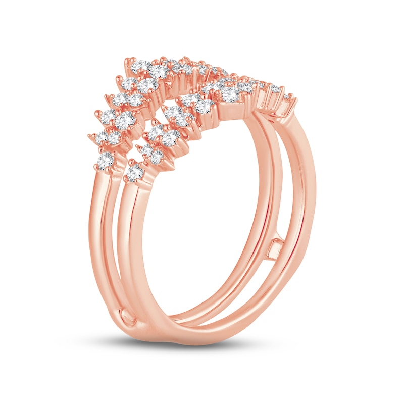 Main Image 2 of Diamond Enhancer Ring 1/2 ct tw Round-cut 14K Rose Gold