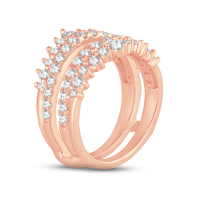 Main Image 2 of Diamond Enhancer Ring 1-1/4 ct tw Round-cut 14K Rose Gold