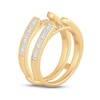 Thumbnail Image 2 of Diamond Enhancer Ring 1 ct tw Princess, Round & Baguette-cut 14K Yellow Gold