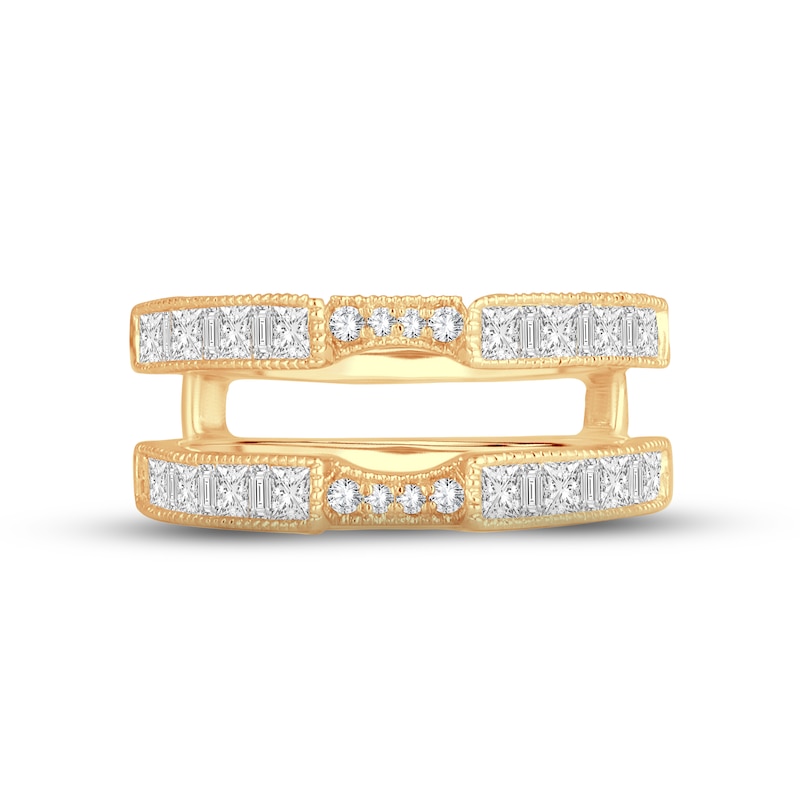 Main Image 3 of Diamond Enhancer Ring 1 ct tw Princess, Round & Baguette-cut 14K Yellow Gold