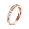 Thumbnail Image 2 of Men's Diamond Wedding Band 1/3 ct tw Round & Baguette-cut 10K Rose Gold