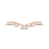 Thumbnail Image 3 of Diamond Contour Enhancer Ring 1/4 ct tw Baguette & Round-cut 14K Rose Gold