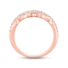 Thumbnail Image 2 of Diamond Contour Enhancer Ring 1/4 ct tw Round-cut 14K Rose Gold