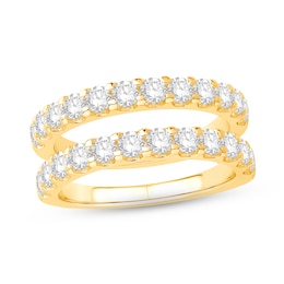 Diamond Enhancer Ring 1-1/2 ct tw Round-cut 14K Yellow Gold