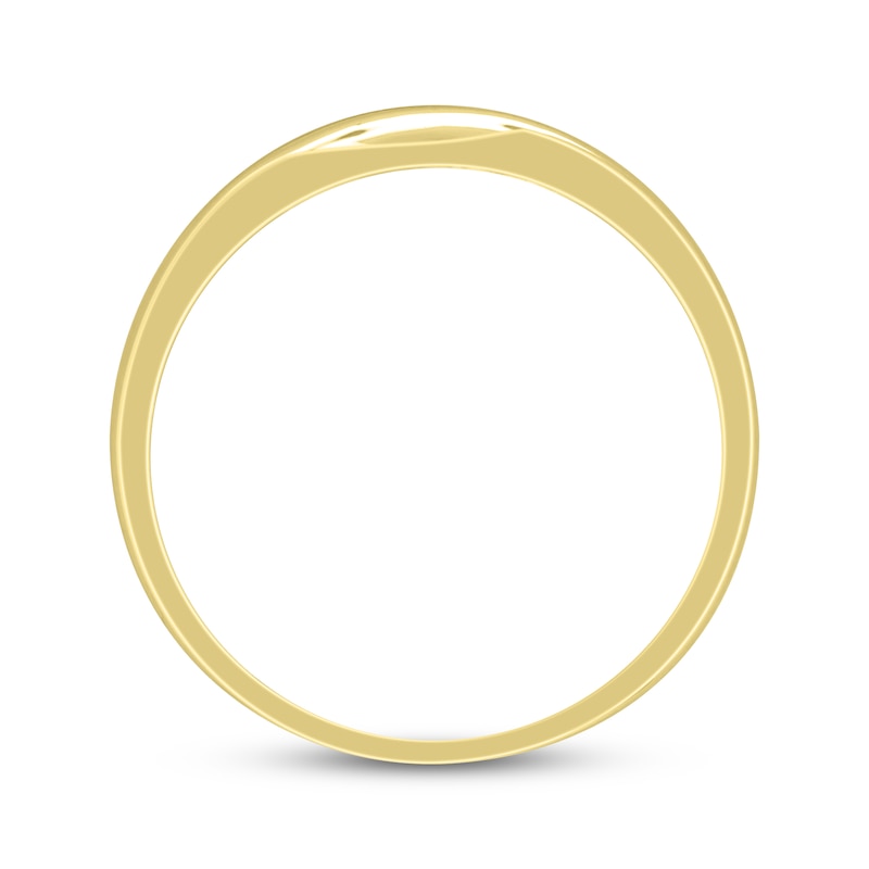 Main Image 3 of Now + Forever Men's Diamond Wedding Band 1/4 ct tw Round-cut 10K Yellow Gold