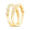Thumbnail Image 1 of Diamond Twist Enhancer Ring 1/2 ct tw 14K Yellow Gold