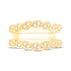 Thumbnail Image 2 of Diamond Twist Enhancer Ring 1/2 ct tw 14K Yellow Gold