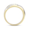 Thumbnail Image 3 of Men’s Diamond Wedding Band 1/4 ct tw 10K Two-Tone Gold