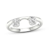 Thumbnail Image 1 of Round-Cut Diamond Enhancer Ring 1/2 ct tw 14K White Gold