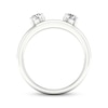 Thumbnail Image 4 of Round-Cut Diamond Enhancer Ring 1/2 ct tw 14K White Gold