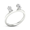 Thumbnail Image 2 of Marquise-Cut Diamond Enhancer Ring 1/2 ct tw 14K White Gold