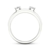 Thumbnail Image 4 of Marquise-Cut Diamond Enhancer Ring 1/2 ct tw 14K White Gold