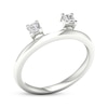 Thumbnail Image 2 of Princess-Cut Diamond Enhancer Ring 1/4 ct tw 14K White Gold