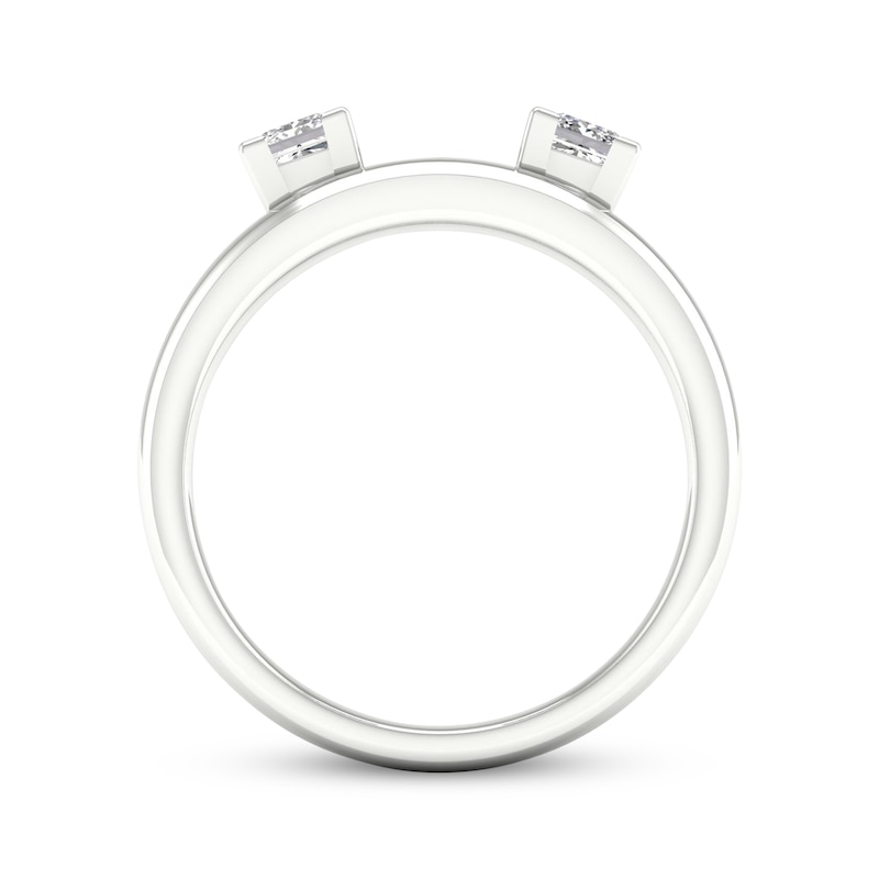 Princess-Cut Diamond Enhancer Ring 1/2 ct tw 14K White Gold