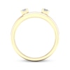 Thumbnail Image 4 of Princess-Cut Diamond Enhancer Ring 1/4 ct tw 14K Yellow Gold