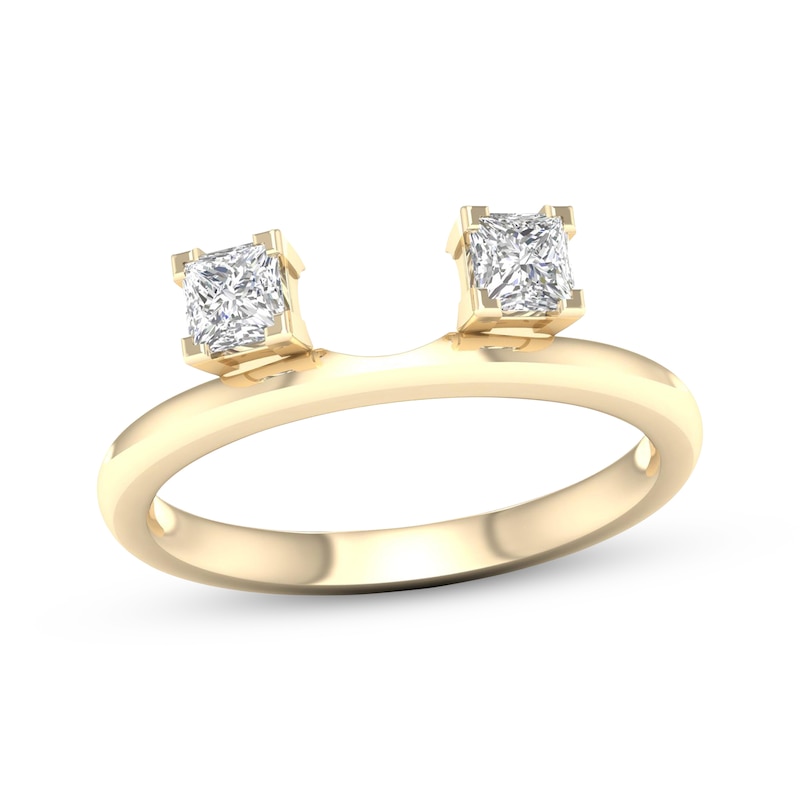 Main Image 1 of Princess-Cut Diamond Enhancer Ring 1/2 ct tw 14K Yellow Gold