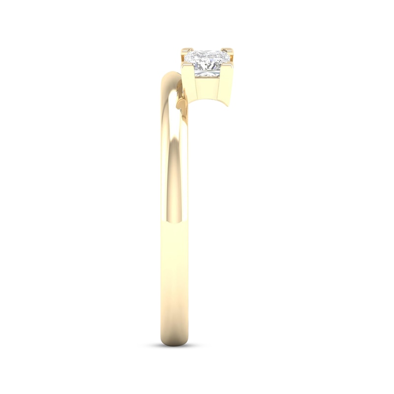 Main Image 3 of Princess-Cut Diamond Enhancer Ring 1/2 ct tw 14K Yellow Gold