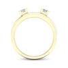 Thumbnail Image 4 of Princess-Cut Diamond Enhancer Ring 1/2 ct tw 14K Yellow Gold