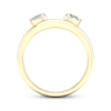 Thumbnail Image 4 of Pear-Shaped Diamond Enhancer Ring 1/4 ct tw 14K Yellow Gold